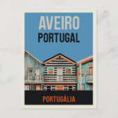 Aveiro Portugal Briefkaart (Voorkant)