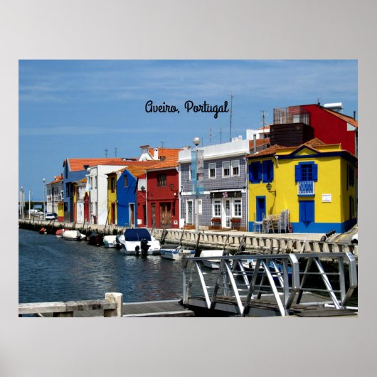 Aveiro, Portugal Poster (Voorkant)