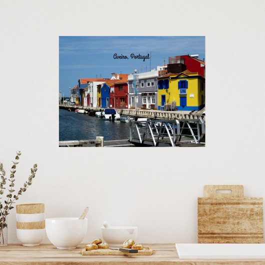 Aveiro, Portugal Poster (Keuken)