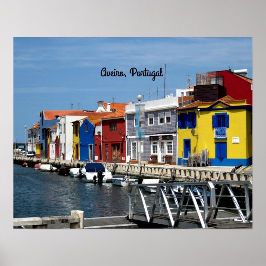 Aveiro, Portugal Poster (Voorkant)