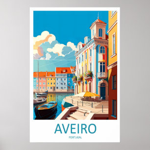 Aveiro Reis Sk Nationaal Park Vintage Poster