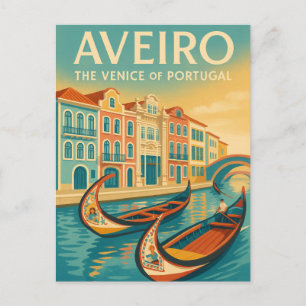 Aveiro – Venetië van Portugal Briefkaart