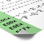 Avelane-lettertypeligaturen Poster (Hoek)