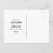 Avend Bergmeer Foto Bedankt Briefkaart (Achterkant)