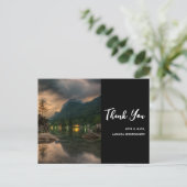 Avend Bergmeer Foto Bedankt Briefkaart (Staand voorkant)