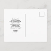 Avendbergmeer Foto Bedankt Briefkaart (Achterkant)