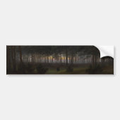 Avendlandschap (door Caspar David Friedrich) Bumpersticker (Voorkant)