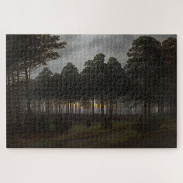 Avendlandschap (door Caspar David Friedrich) Legpuzzel