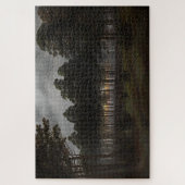 Avendlandschap (door Caspar David Friedrich) Legpuzzel (Verticaal)