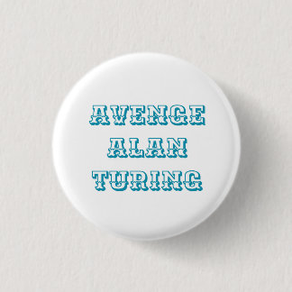 Avenge Alan Turing Pin Ronde Button 3,2 Cm