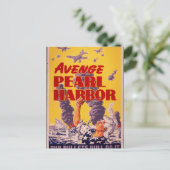 Avenge Pearl Harbour Briefkaart (Staand voorkant)