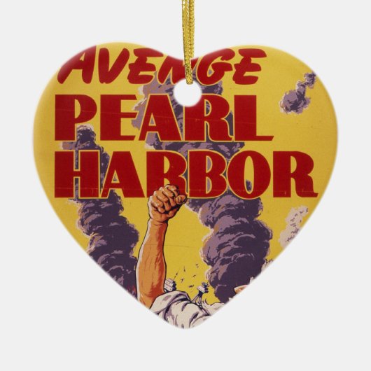 Avenge Pearl Harbour Keramisch Ornament (Voorkant)