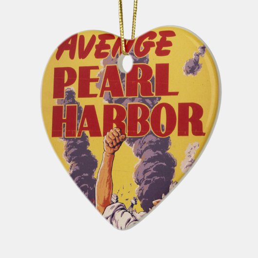 Avenge Pearl Harbour Keramisch Ornament (Links)