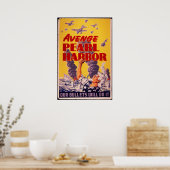Avenge Pearl Harbour Poster (Keuken)