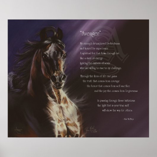 Avenger Inspiratie Poster (Voorkant)