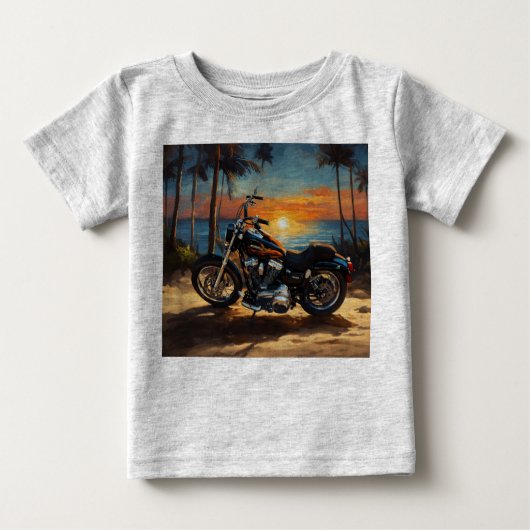 Avengers Adventure: Baby T-shirt met fietsontwerp (Voorkant)