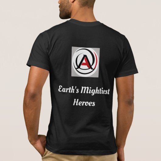 Avengers afbeelding bedrukt T Shirt (Achterkant)