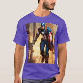 Avengers Assemble! Officiële Marvel Superhero T-SH T-shirt (Voorkant)