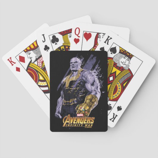 Avengers: Eeuwigheidsoorlog | Thanos Shattered Gra Speelkaarten (Achterkant)