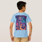 Avengers in een dichte stedelijke omgeving T-shirt (Achterkant volledig)