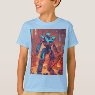 Avengers in een dichte stedelijke omgeving T-shirt