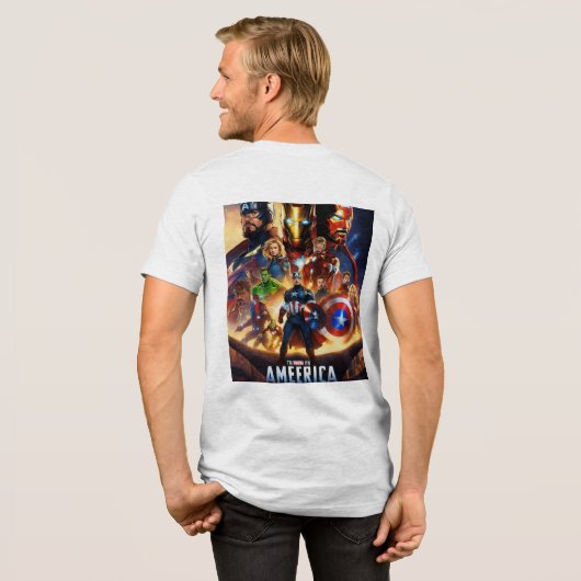 Avengers: Strijd om het lot van de aarde Tri-Blend Shirt (Voorkant)