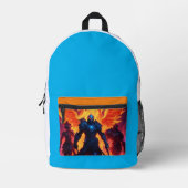 "Avengers Superhero School Bag - Ontketen de krach Bedrukte Rugzak (Voorkant)