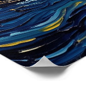 Avengers Toren Starry Night Comic Book Landschap Poster (Hoek)