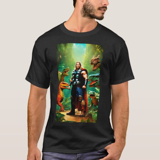 Avengers Unite: Battle in het bos T-shirt (Voorkant)