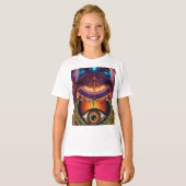 Avengers verdedigen de ruimte onderzoeksfaciliteit t-shirt (Voorkant volledig)