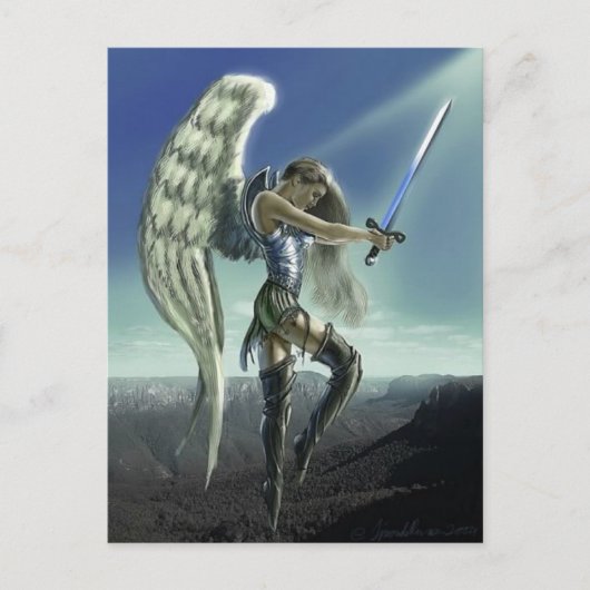 Avenging Angel Briefkaart (Voorkant)