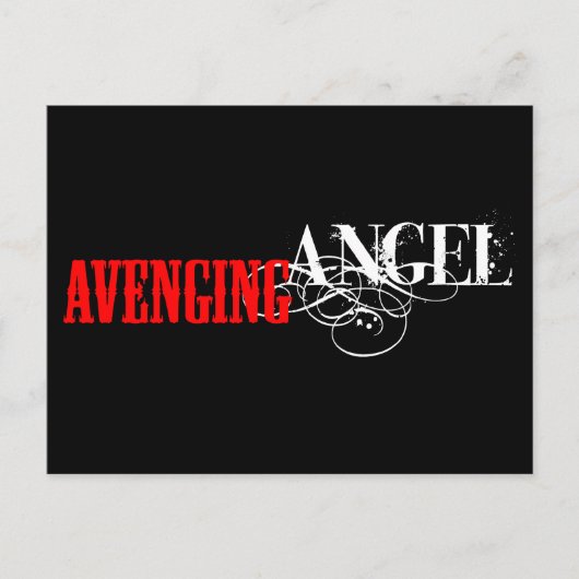 Avenging Angel Briefkaart (Voorkant)