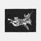 Avenging Angel Sinner Chicano Tattoo Fleece Deken (Voorkant (Horizontaal))