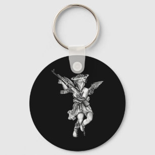 Avenging Angel Sinner Chicano Tattoo Sleutelhanger