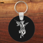 Avenging Angel Sinner Chicano Tattoo Sleutelhanger (Voorkant)