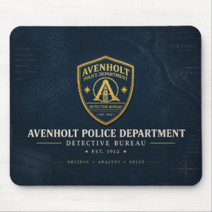 Avenholt Politie Detective Bureau Muismat