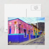 Avenida Colon in Ajic, Jalisco Mexico Briefkaart (Voorkant / Achterkant)