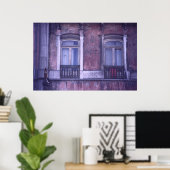 Avenida do Republica, Lissabon, Portugal Poster (Thuiskantoor)