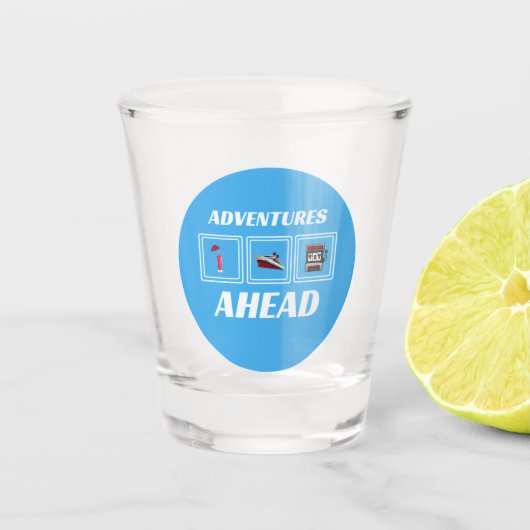 Aventilatoren op het voorhoofd - Shot Glass Glas (Voorkant)