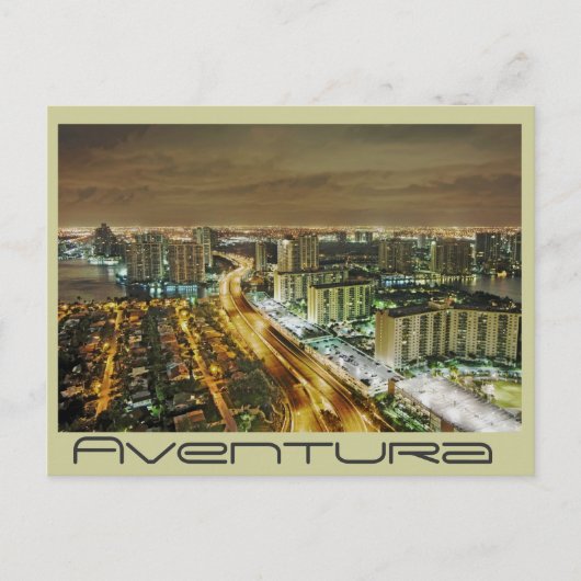 Aventura, Florida, VS Briefkaart (Voorkant)