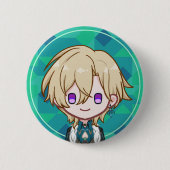 Aventurijn Ronde Button 5,7 Cm (Voorkant)