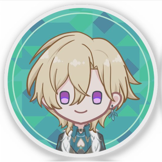 Aventurijn Sticker (Voorkant)