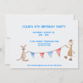 Aventuur Wacht Schattige Dieren Persoonlijk  Kaart (Achterkant)