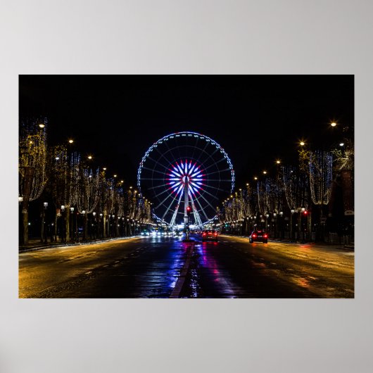 Avenue Champs-Elyses Poster (Voorkant)