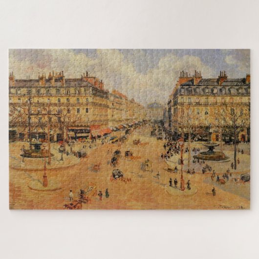 Avenue de l’Opéra, Morning Sunshine beroemd gemaak Legpuzzel (Horizontaal)