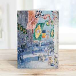 Avenue des Allies | Childe Hassam Kaart