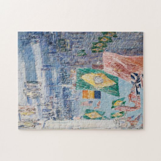 Avenue des Allies | Childe Hassam Legpuzzel (Horizontaal)