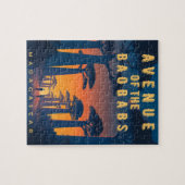 Avenue des Baobabs Madagaskar - Retro Afrikaans Legpuzzel (Horizontaal)