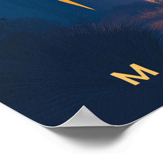 Avenue des Baobabs Madagaskar - Retro Afrikaans Poster (Hoek)