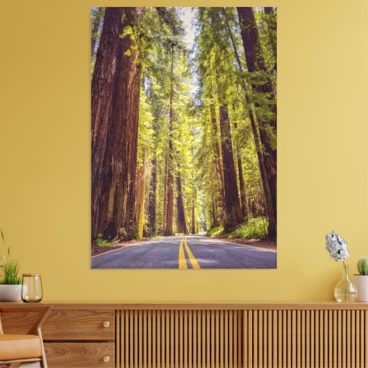 Avenue des Giants Canvas Afdruk (Insitu (Woonkamer))